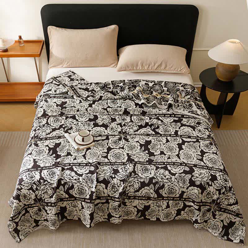 Country Blooming Rose Pure Cotton Quilt - image 3