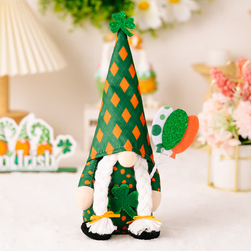 St. Patrick's Day Gnomes Plush Decor - Girl - 4PCS - 3"W x 2"L x 12"H - image 5