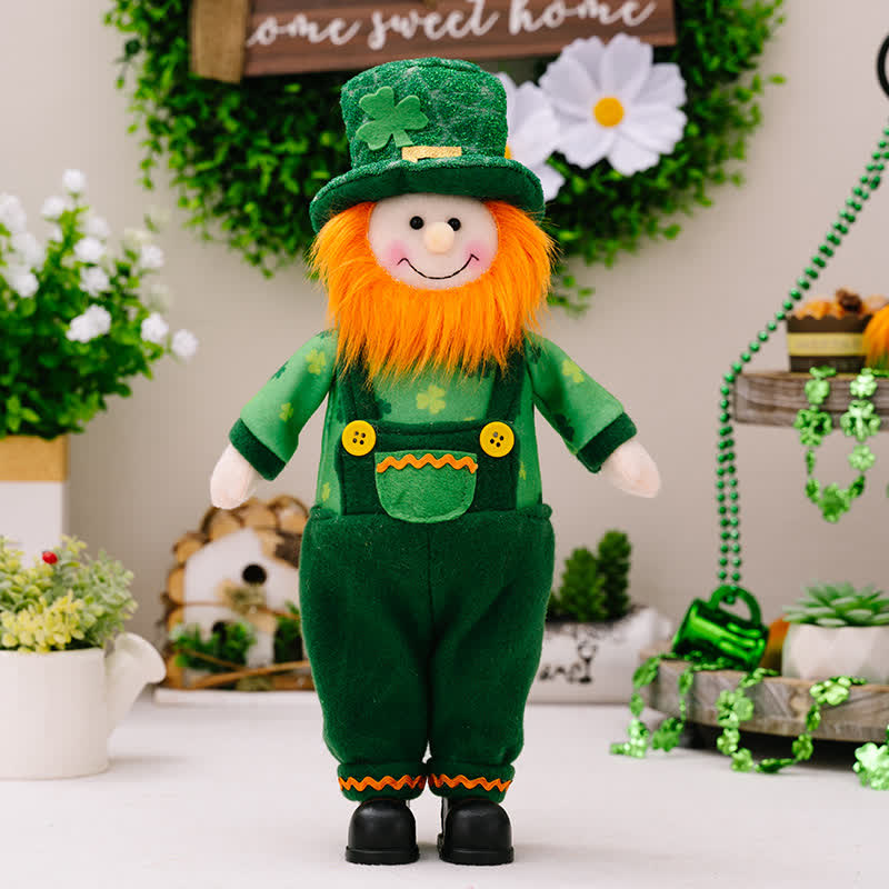 St. Patrick's Day Leprechaun Couple Dolls - Boy - 4PCS - 3"W x 3"L x 14"H - image 5