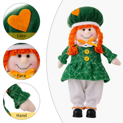 St. Patrick's Day Leprechaun Couple Dolls - image 7