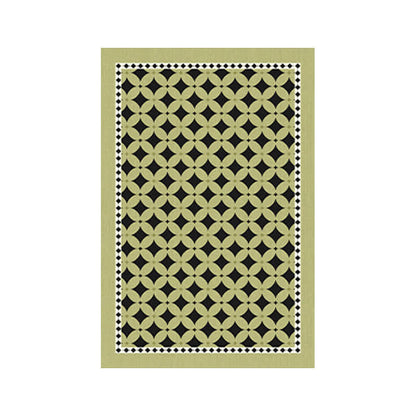Green Geometric Diamond Area Rug - image 3