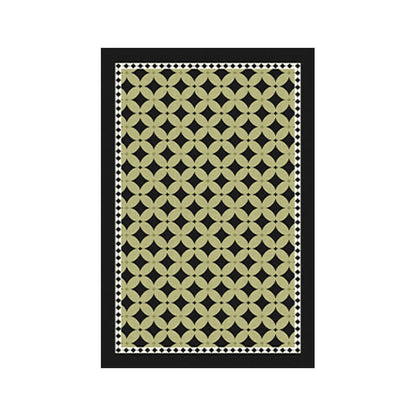 Green Geometric Diamond Area Rug - image 7