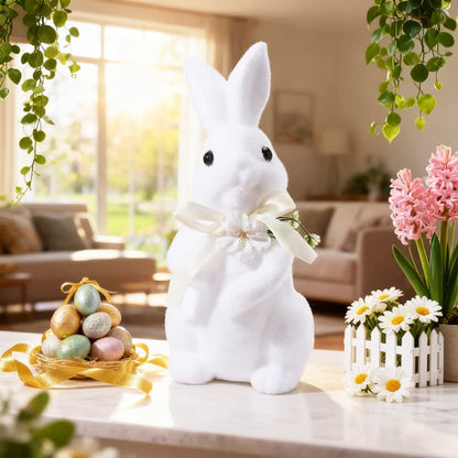 Easter Bunny Flocked Tabletop Decor - image 3