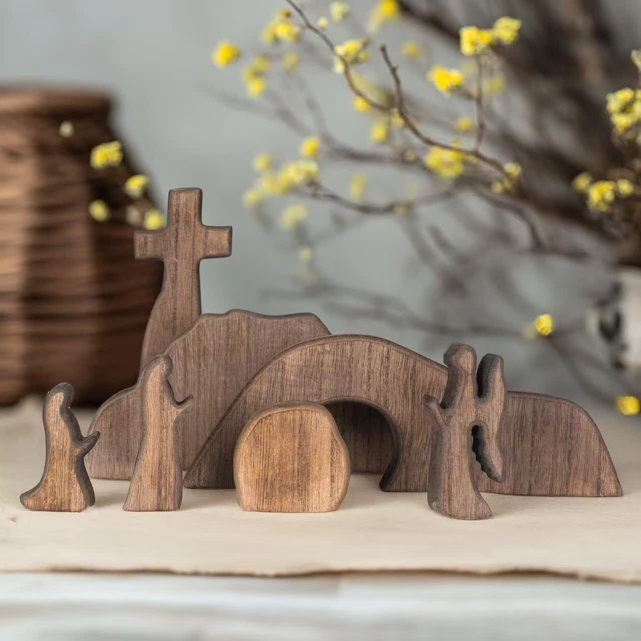 Easter Empty Tomb Scene Decor - image 1