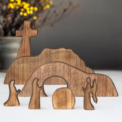 Easter Empty Tomb Scene Decor - image 3