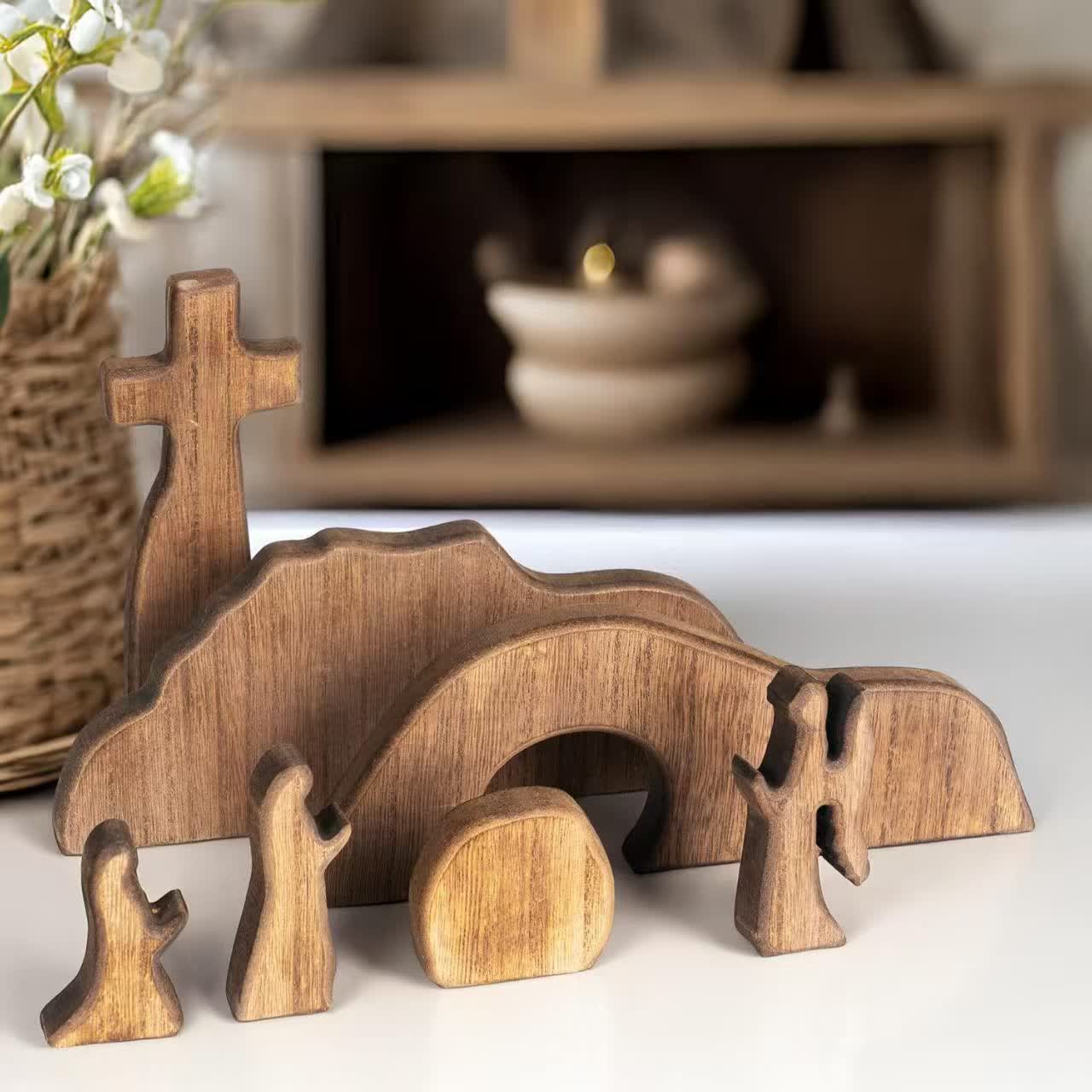 Easter Empty Tomb Scene Decor - image 2