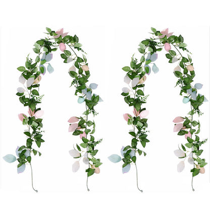 Faux Easter Egg Greenery Garland - 2PCS - 71" - image 6