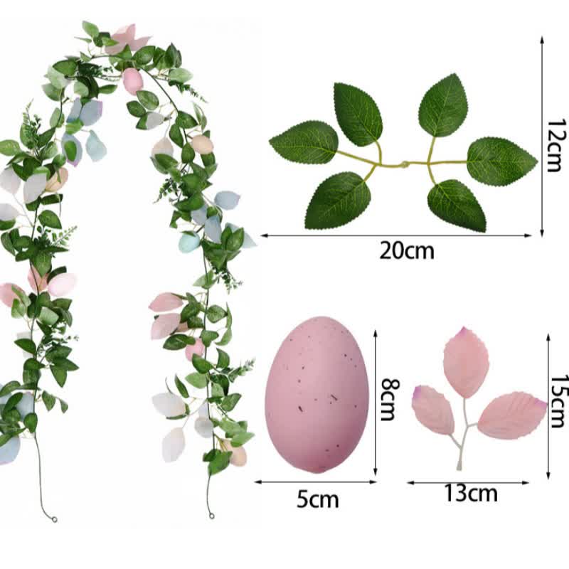 Faux Easter Egg Greenery Garland - image 4