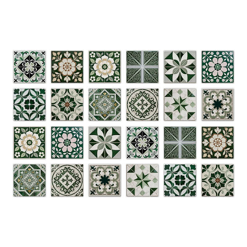 Boho Peel and Stick Wall Sticker (24PCS) - 7.87" x 7.87" - image 8