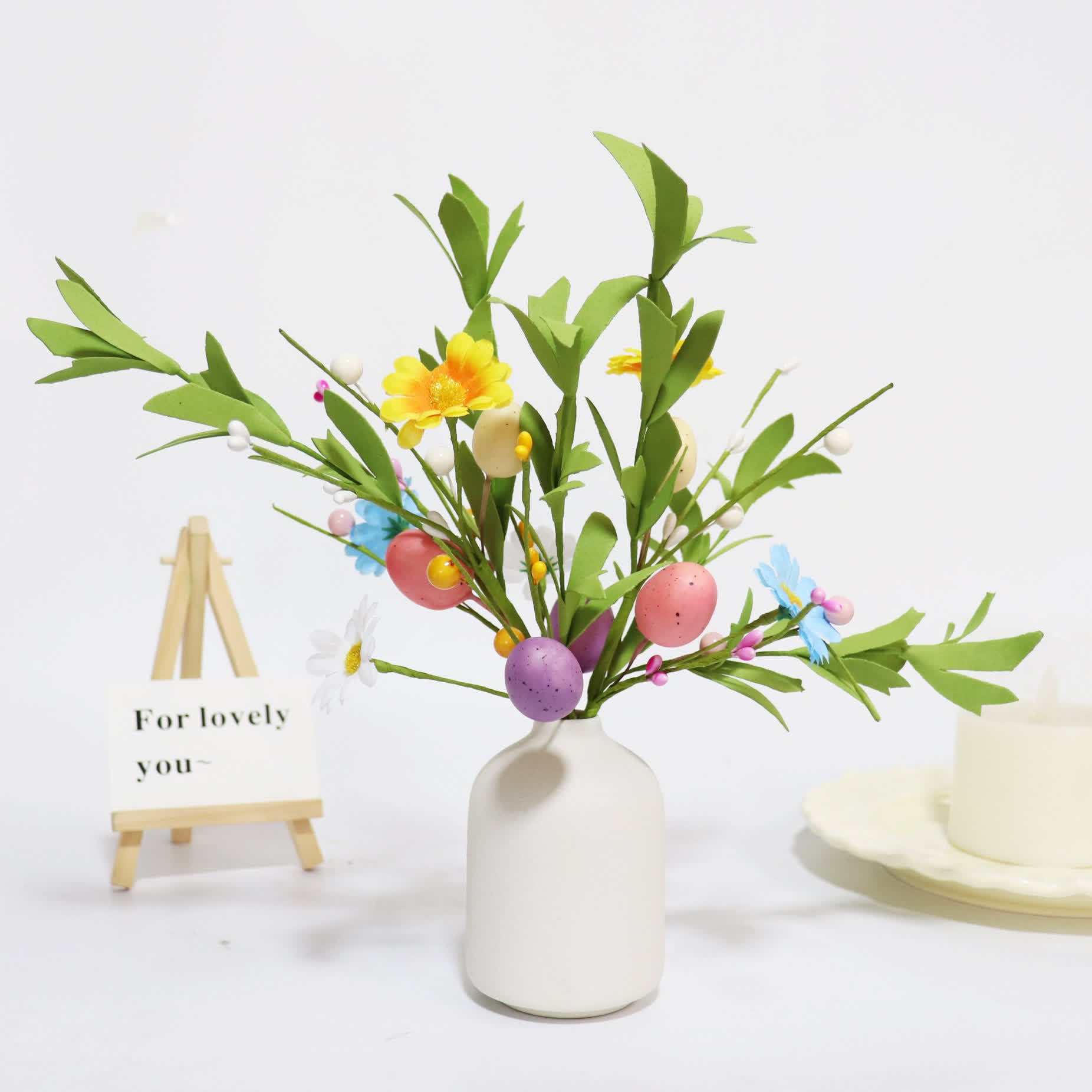 Artificial Spring Floral Stem for Easter Decoration - image 1