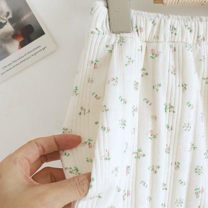 Pastoral Floral Cotton Jacquard Pajama Set - image 23