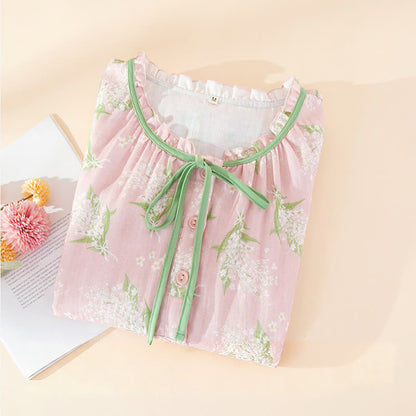 Baby's Breath Cotton Gauze Sleeveless Nightdress - image 4