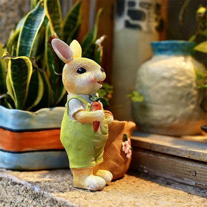 Resin Bunny Garden Succulent Planter Pot - image 10