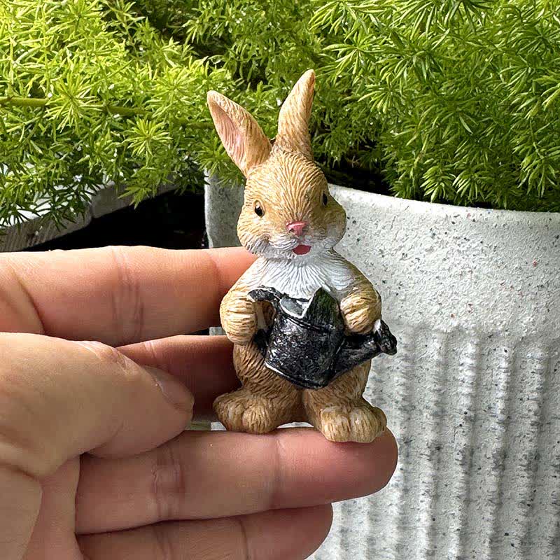3PCS Miniature Gardening Bunny Figurines - image 7