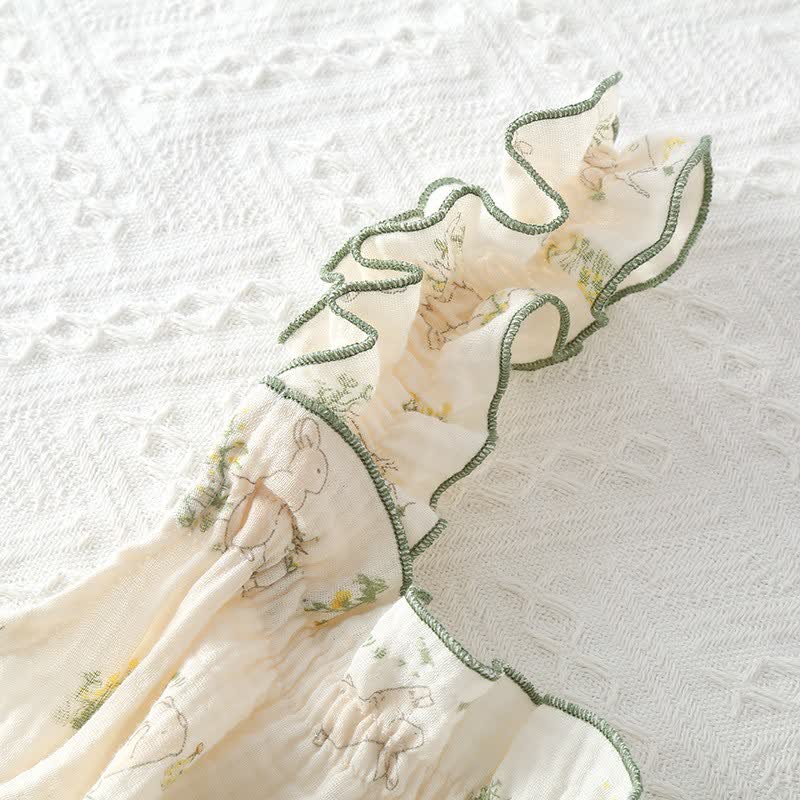 Cotton Ruffle Bunny Cami Nightgown - image 3