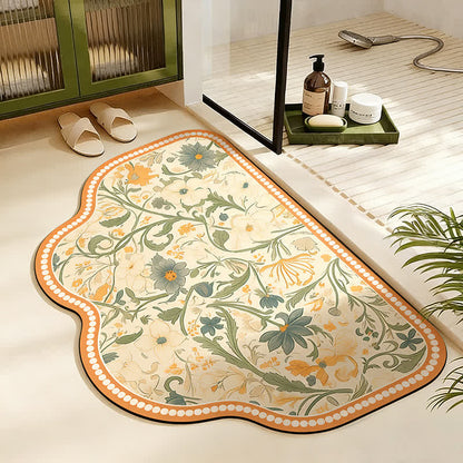 French Chic Diatom Mud Absorbent Bath Mat - Trapezoid - 23" x 35" - image 2