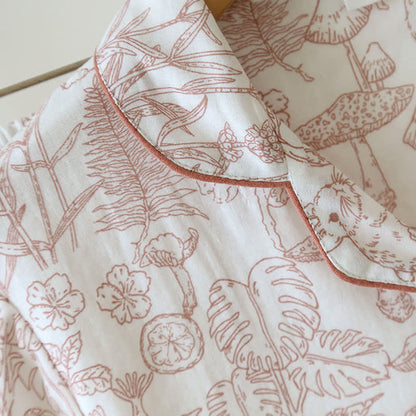 Refresh Bunny Forest Cotton Gauze Pajamas - image 5