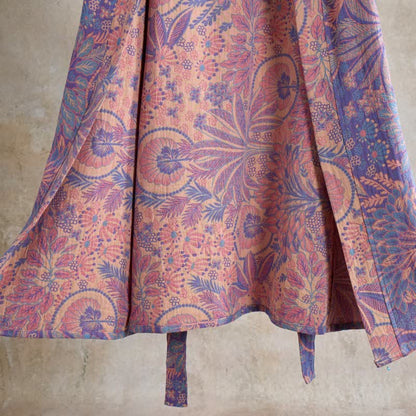 Jungle Leaf Short Sleeve Cotton Robe - image 3