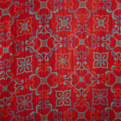 Vintgae Pattern Short Sleeve Cotton Robe - image 7