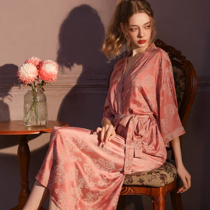 Romantic Rose 3/4 Sleeve Kimono Robe - image 2
