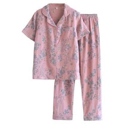 Branch & Floral Pure Cotton Pajama Set - image 14