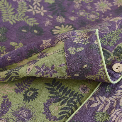 Purple Mimosa Cotton Double Gauze Pajamas - image 5