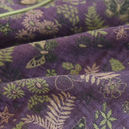 Purple Mimosa Cotton Double Gauze Pajamas - image 10