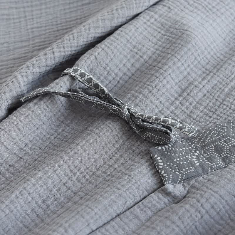 Ethnic Style Cotton Gauze Kimono Pajamas - image 8