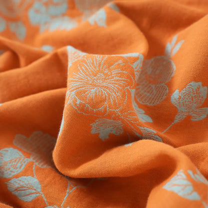 Vintage Asian Inspired Floral Cotton Pajamas - image 10
