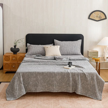 Floral Cotton Triple-Layer Gauze Jacquard Quilt Blanket - image 21