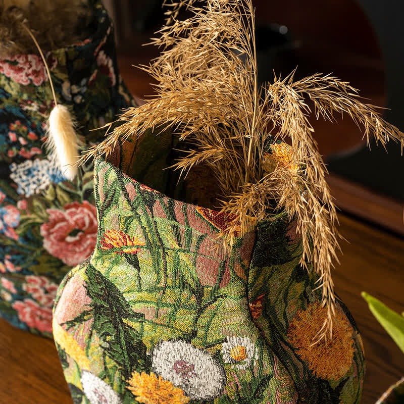 Garden Artistic Fabric Vase Tabletop Ornament - image 5