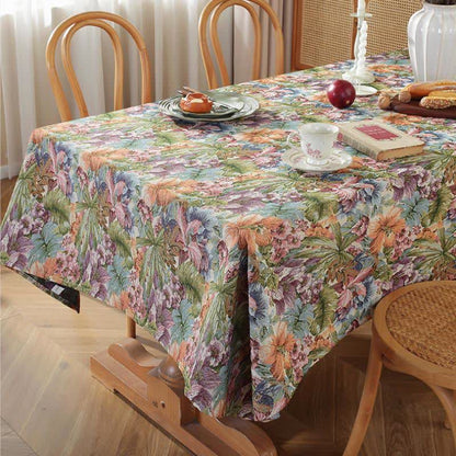 Painterly Garden Jacquard Table Cover - image 2