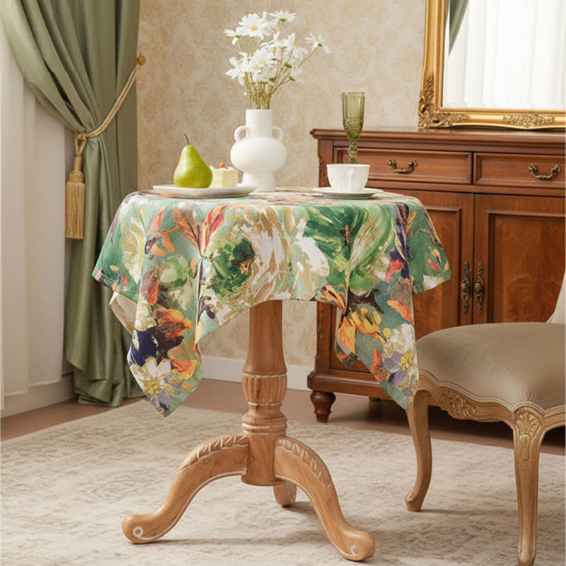 Impressionist Oil Painting Jacquard Tablecloth - image 6