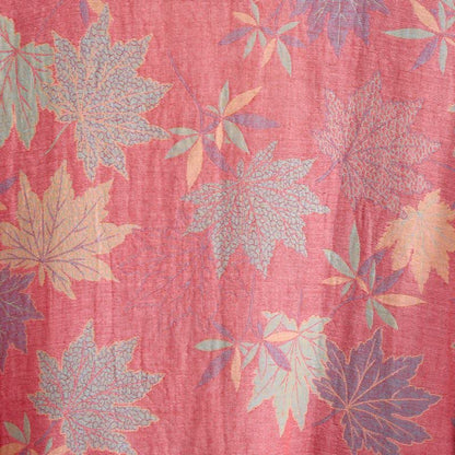 Double Gauze Maple Leaf Cotton Kimono Robe - image 7