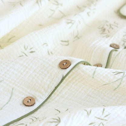 Bamboo Leaf Cotton Double Gauze Pajamas - image 6