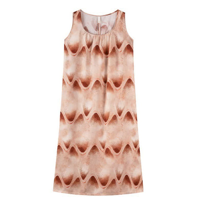 Artistic Ripple Print Sleeveless Cami Nightgown - image 7