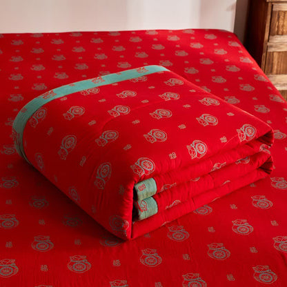 Cotton Gauze Lucky Bag Jacquard Quilt - image 6