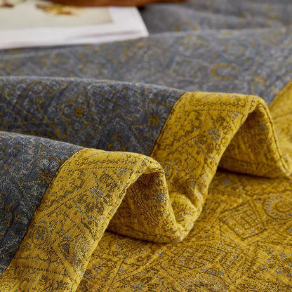 Cotton Gauze Subtle Pattern Jacquard Quilt - image 7
