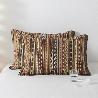 Bohemia Button Pure Cotton Pillowcases (2PCS) - 52cm x 76cm - image 0