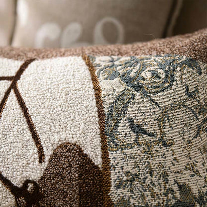 Horse Jacquard Button Cotton Pillowcases (2PCS) - image 1