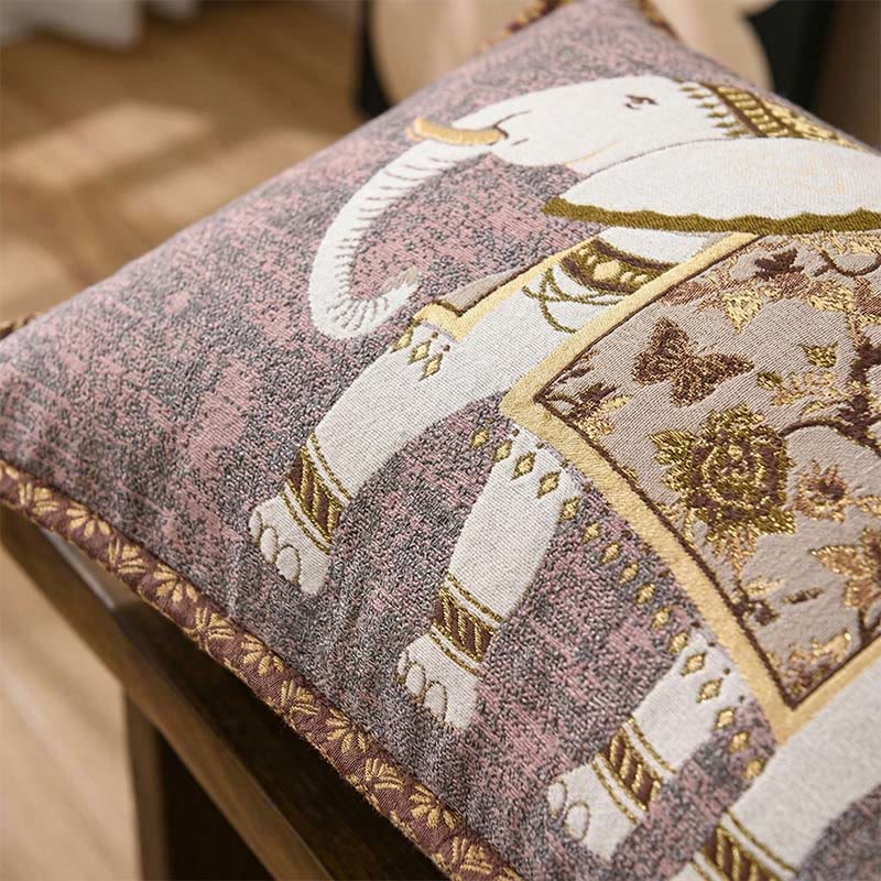 Elephant Jacquard Bohemian Pillowcases (2PCS) - image 1