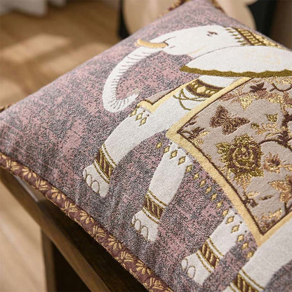 Elephant Jacquard Bohemian Pillowcases (2PCS) - image 1
