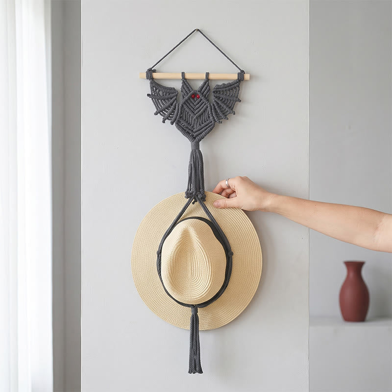 Gothic Boho Bat Wall Hanging - image 1