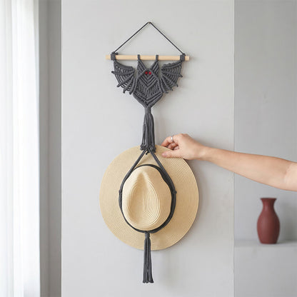 Gothic Boho Bat Wall Hanging - image 1