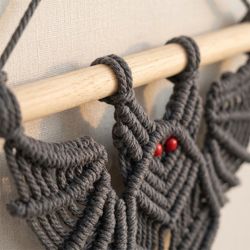 Gothic Boho Bat Wall Hanging - image 2