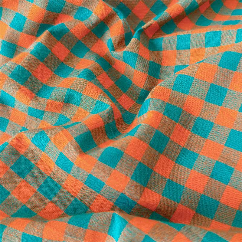 Small Check Gingham Cotton Bedding Set - image 13