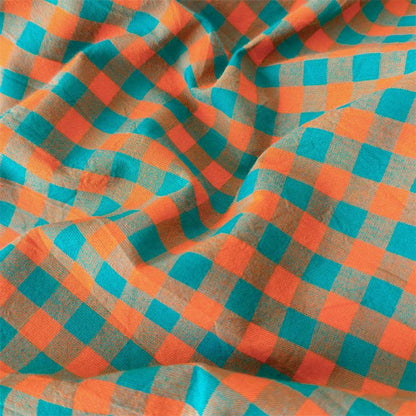 Small Check Gingham Cotton Bedding Set - image 13