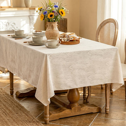 Leaf Pattern Jacquard Tablecloth - image 3