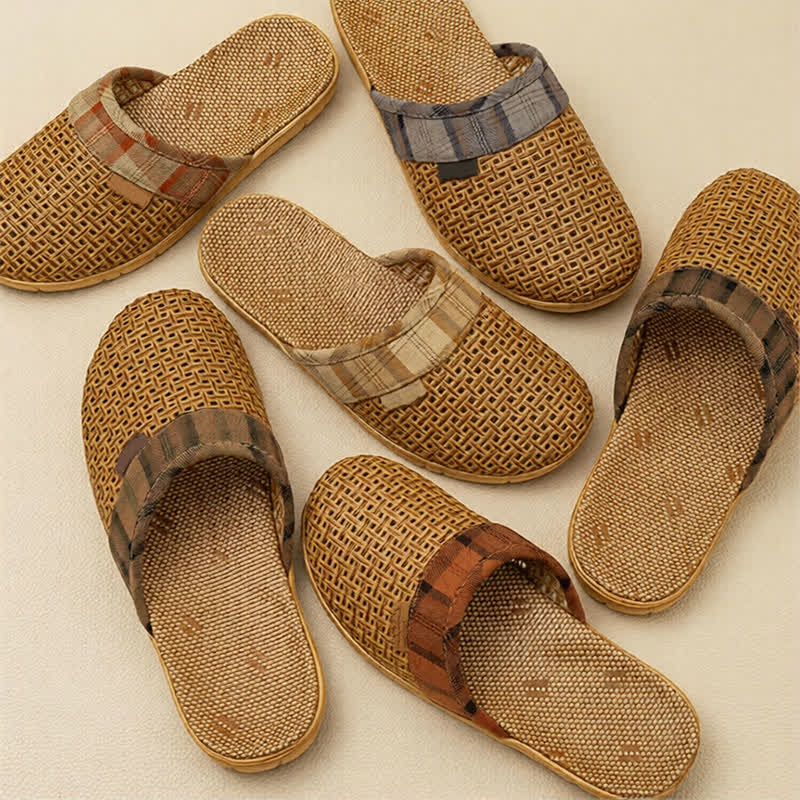Rattan Odor-Resistant Indoor Slippers - image 2