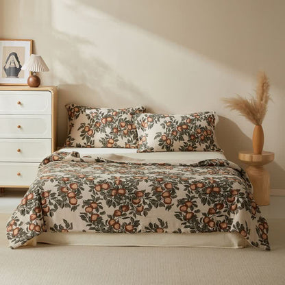 Harvest Fruit Cotton Double Gauze Quilt - image 1